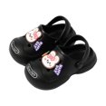 thumbnail image 1 of KKBOTIVE Toddler Girls Cute Rabbit Graphic Sandals, Casual Lightweight Cozy Beach Clogs Summer Slippers for Kids Everyday Wear, Black Size: 5-6 Years, 1 of 3