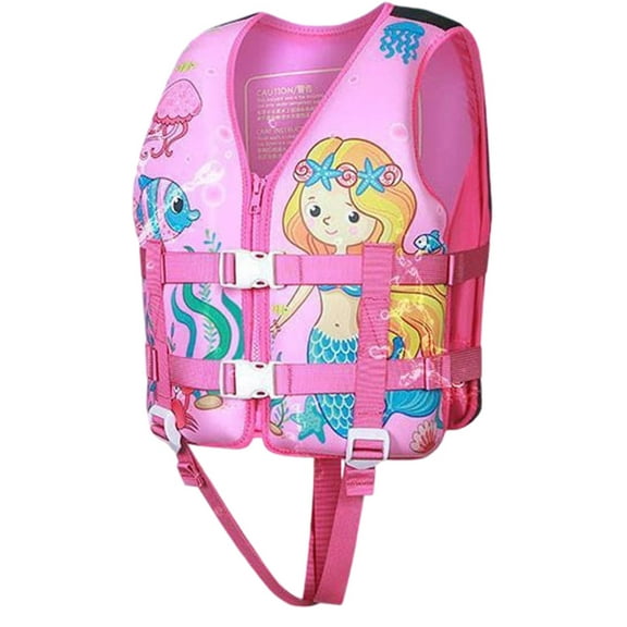 KKBOTIVE Toddler Swim Vest, Kid's Floaties Boys Girls Buoyancy Jackets for Pool Beach Swim Clothing, Pink Size: 2-4 Years