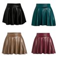 thumbnail image 1 of KKBOTIVE Women's Pleated Short Skirt Fashion Carnival High Waisted Party Skirt Sparkly Shiny Flared Pleated Skort, Size: S, 1 of 4