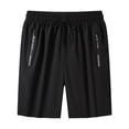 thumbnail image 1 of KKBOTIVE Workout Casual Crotchless Men Shorts Joggers Athletic Hiking Short Pants Running Gym Sports SweatShorts Black XXXL, 1 of 6