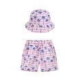 thumbnail image 1 of KKBOTIVE Youth Boys Shorts Casual Stretch Sport Cargo Shorts Comfortable Beach Pool Shorts Kids Fashion Sweat Pant, Light Purple Size: 5-6 Years, 1 of 4