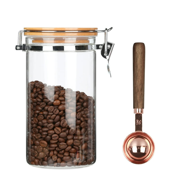 Airtight Coffee Jar 500G Stainless Steel Coffee Container Perfume Jar  Storage Jar Coffee Bean Container Perfume Vacuum Coffee Canister With Spoon  Coffee Beans Coffee Powder Tea Fruit Cocoa Storage 