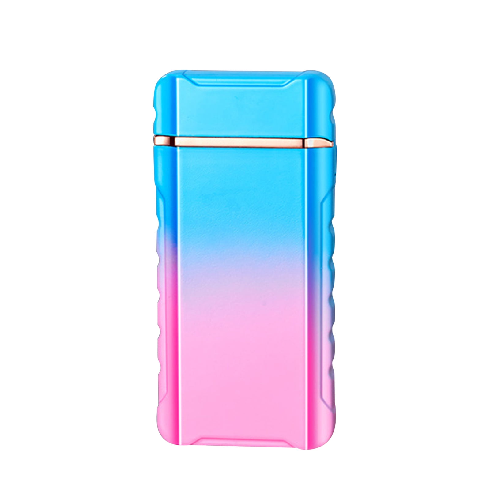 KKCXFJX Clearence Dual Flame Lighter With LED Blue Light Visible Tank