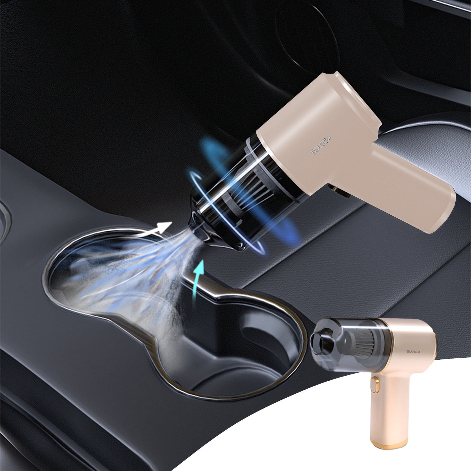 KKCXFJX Clearence!Handheld Cordless Vacuum Cleansing Powerful Suction