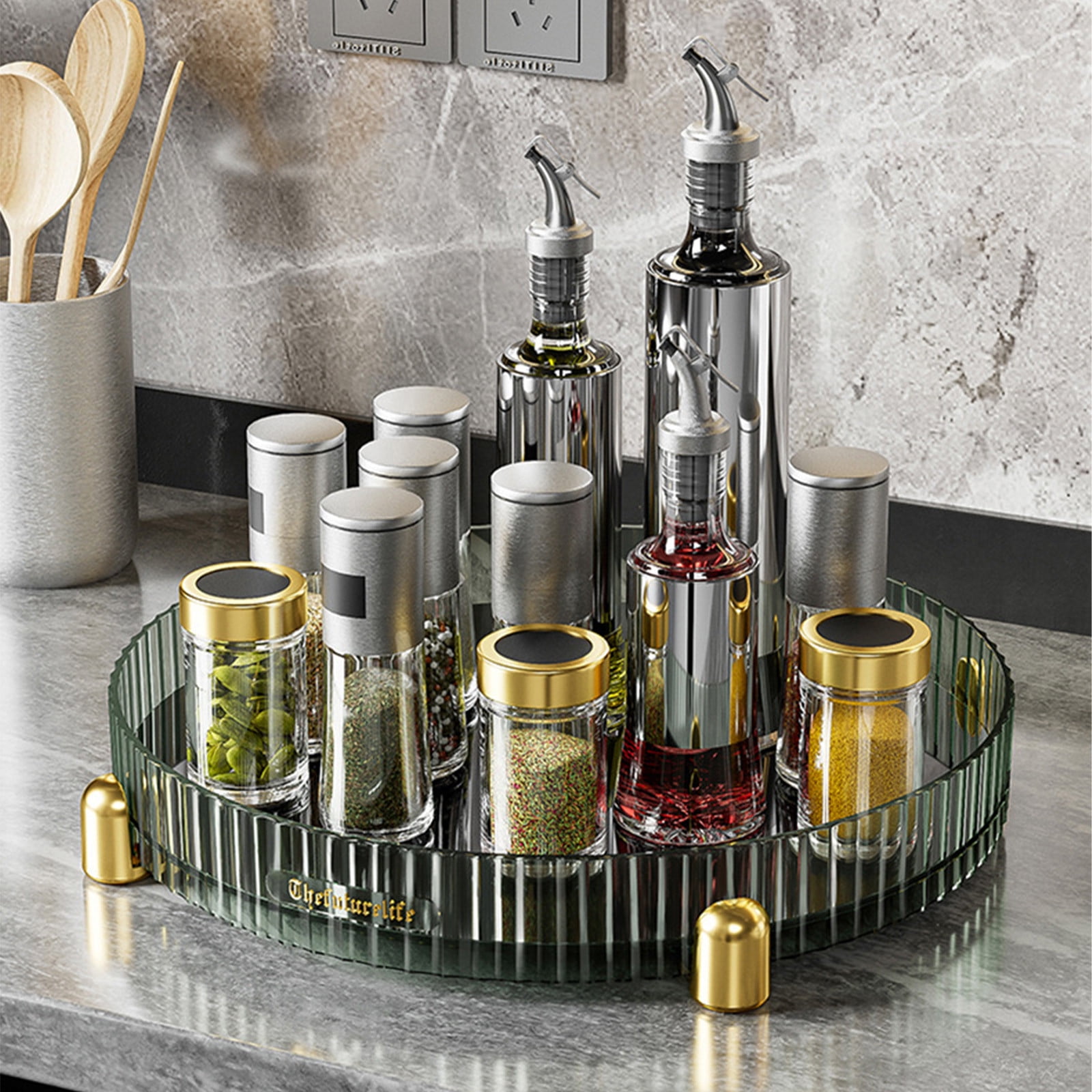 KKCXFJX Clearnece! Other360° Rotating Storage Tray, Cosmetics And