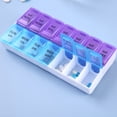 KKCXFJX Deals 7 Days Weekly Tablet AM PM Organizer Large Tablet Box kkcxfjx-deals-7-days-weekly-tablet-am-pm-organizer-large-tablet-box
