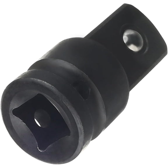 KKFEN-1/2 Inch Drive (F) x 3/4 Inch (M) Impact Socket Reducer for Ratchet Wrenches, Female to Male, Cr-Mo