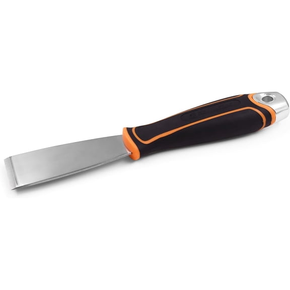 KKFEN-1.5 Inch Stiff Putty Knife - Stainless Steel Chisel Paint Scraper Tool for Wallpaper Stripping