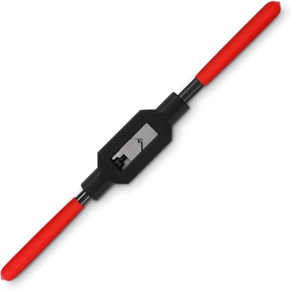 KKFEN-1 Pcs Adjustable Tap Wrench Handle Tool Ratcheting for Tap Reamer, Pre-Oiled for Protection (1/4"-3/4")