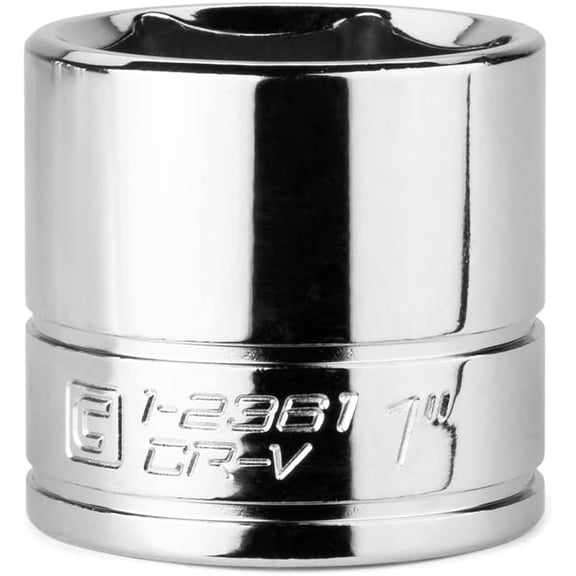KKFEN-1 in. Shallow Socket, 3/8-Inch Drive, 6-Point, SAE