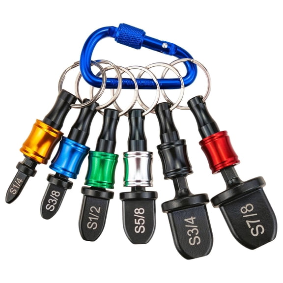 KKFEN-13 PCS Copper Swaging Tool HVAC, Black Swage Tool HVAC with Drill Bit Set & Carabiner, Pipe Expander Kit for 1/4, 3/8, 1/2, 5/8, 3/4, 7/8 Tube, Swedge Tools for Swagging Tubing Repair