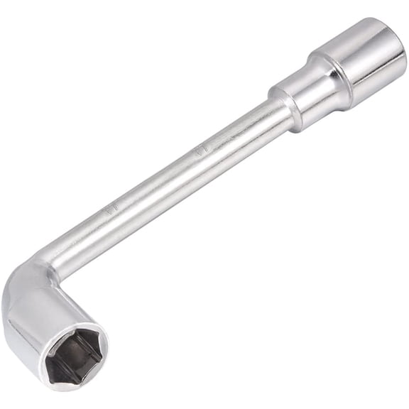 KKFEN-17mm Metric L Shaped Angled Open Hex 6 point Socket Wrench