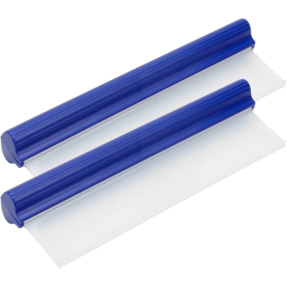 KKFEN-2 Pack 12inch car Squeegee,Silicone Squeegee,car Window Squeegee,Flexible T-Bar Water Blade for Car for Car Or Home Use,Washing,Wiping Glass, Mirror,Shower Doors,Blue