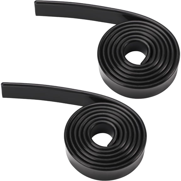 KKFEN-2 Pcs Squeegee Rubber Blades, Window Squeegee Rubber Refill Head Squeegee Blades for Window Cleaning Silicone Window Squeegee Rubber Replacement for Windows Glass Shower Door