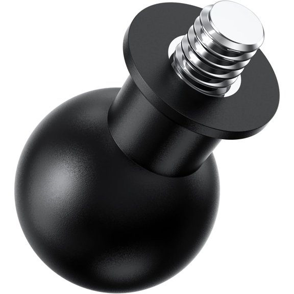 KKFEN-20mm Ball Mount to 1/4"-20 Thread Adapter  TPU Anti-Slip Base for Firm and Stable Installation on Camera Rigs, Tripods, and Brackets