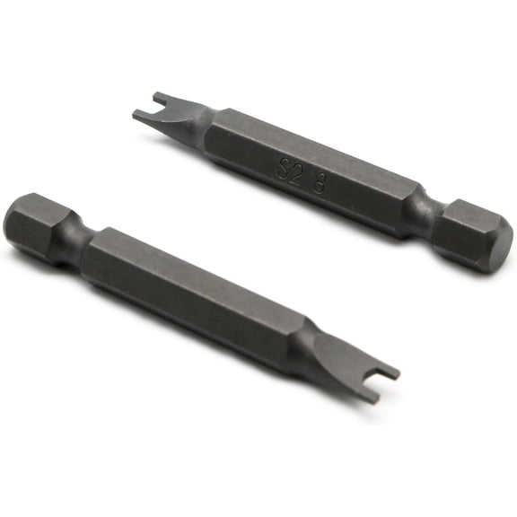 KKFEN-25 pc Spanner #8 2 Inch Screwdriver Insert Bits, Durable S2 Steel, with Heavy Duty Storage Container