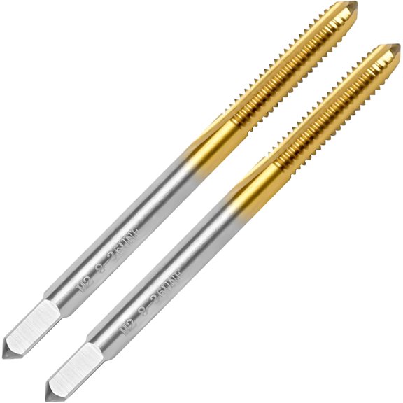 KKFEN-2Pcs 8-36 UNF Thread Tap,8-36 UNF M2 HSS Right Hand Thread Milling Tap