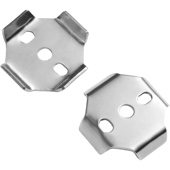 KKFEN-2pcs Towel Bar Replacement Parts, 39x39mm Stainless Steel Square Buckle Wall Bracket Towel Bar Base Spacers Fixing Piece Screws Bathroom Mounting Hardware Kit for Towels Rod Accessories