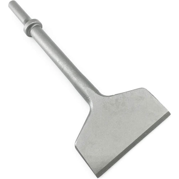 KKFEN-3 Inch Wide Air Chisel Bit, Pneumatic Tile & Thinset Scaling Chisel - 0.401 Inch Shank, Wall & Floor Tile Remover, Floor Scraper, Works with Air Hammer
