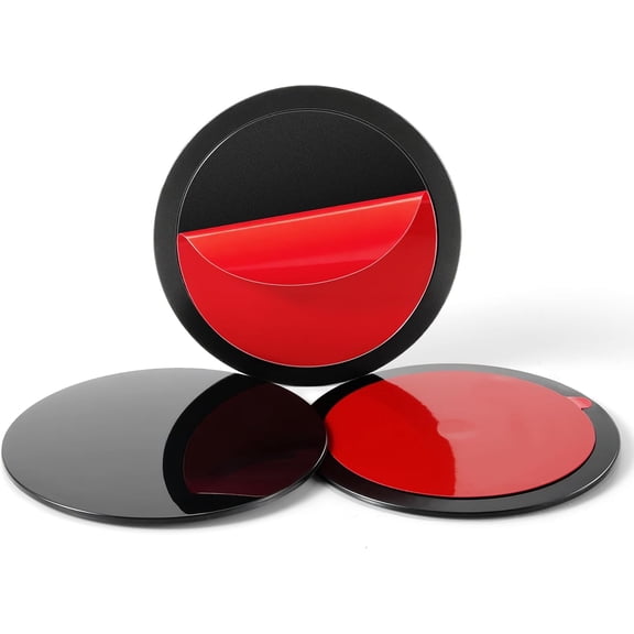 KKFEN-3PCS Car Dashboard Pad for Suction Cup Phone Mounts & GPS Suction Mounts, Backed with Strong Adhesive pad, 3.15" Sticky Pads, Super Heat-Resistance, Suitable for Extreme Weather Conditions