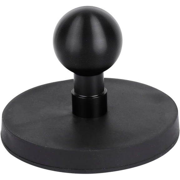 KKFEN-66LBS Strong Magnetic66mm(2.6) Diameter Round Magnetic Mount Base with 1" Metal Ball for iPad Phone holder camera, Compatible with RAM B Size Arm for Refrigerator,Forklift,Car, ATV, Metal su