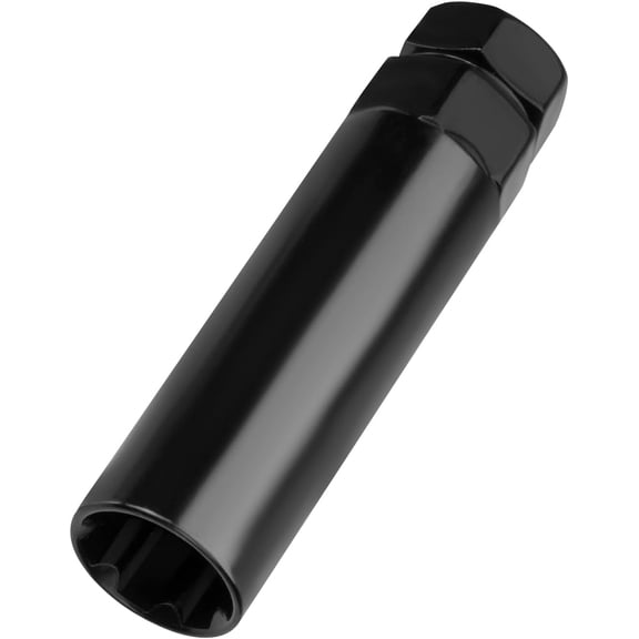 KKFEN-7 Spline Lug Nut Socket, Wheel Lock Key Replacement for Aftermarket 7 Spline Lug Nut, Drive Tuner Replacement Socket Key Tool Compatible with 19mm 3/4" 21mm 13/16" Hex Socket Wrench (7 Spline)