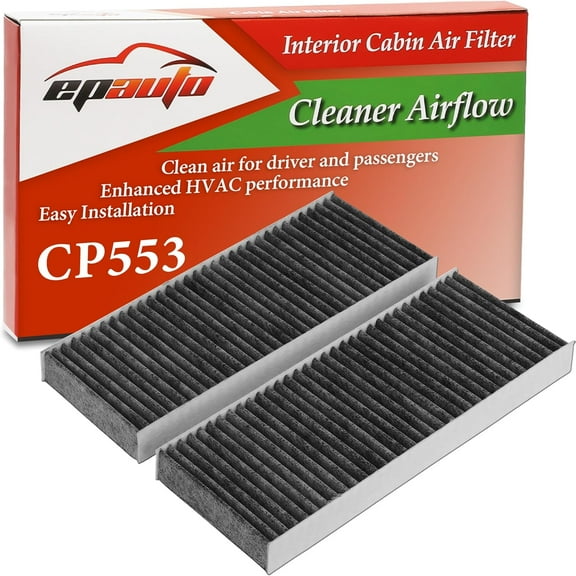 KKFEN-CP553 (CF10553) Cabin Air Filter, Replacement for Nissan Frontier (20052025), Xterra (20052015), Pathfinder (20052012), NV1500/2500/3500 (20122015), Suzuki Equator (20092012)