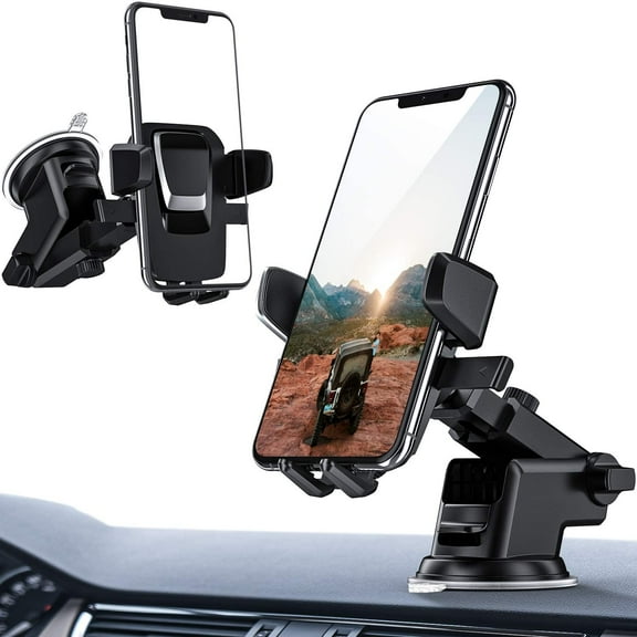 KKFEN-Car Phone Mount, Dashboard Car Phone Holder, Washable Strong Sticky Gel Pad Fit for All Cell Phones