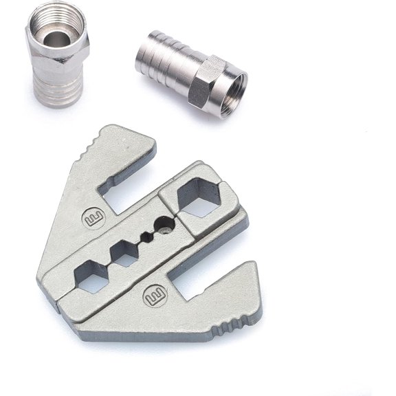 KKFEN-Crimping Die for RG-Type Coaxial Cables (RG58/RG59/RG62/RG6) | Interchangeable Quick-Change Die for Crimping Tools