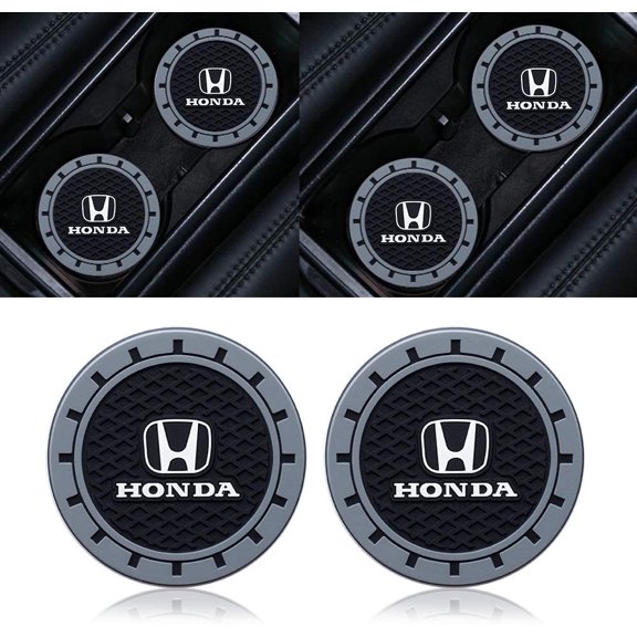 KKFEN-Cup Holder Insert Coaster Fit Honda Accord Civic Fit CRV Pilot EX CR-V EX-L Touring Pilot,Anti Slip Car Cup Coaster Interior Accessories