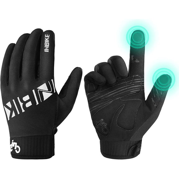 KKFEN-Cycling Gloves for Men/Women Bike Gloves with Touchscreen-Padded Anti-Slip Mountain Biking MTB Bicycle Gloves for Cycling/Workout/Gym/Outdoor