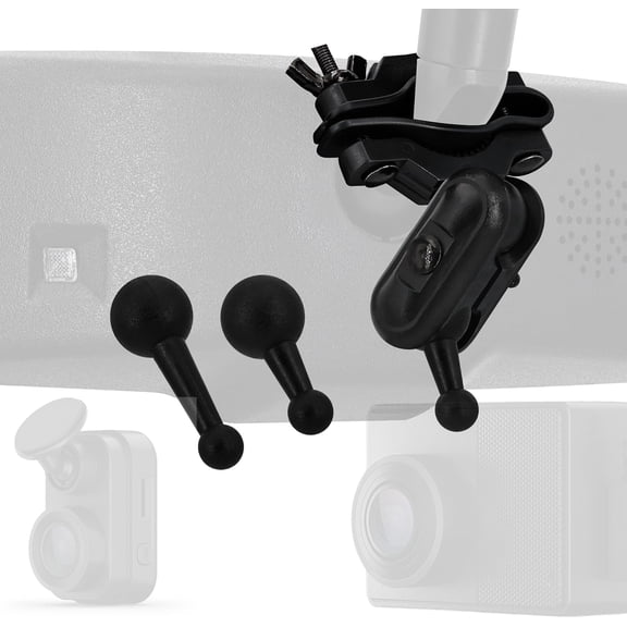 KKFEN-Dash Cam Mount for Garmin 45 46 47 55 56 57 65W 66W 67W X110 X210 X310/Speak Plus Car Rearview Mirror Mount Holder Compatible with Garmin Dash Cam Mini/Mini 2/Min 3 Camera Handle Bar