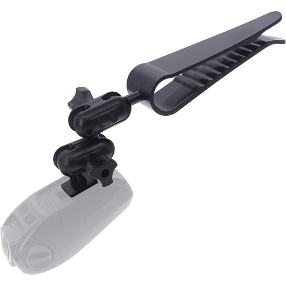 KKFEN-Dash Cam Sun Visor Mount Holder/w Various Joints for Yi/Rexing/Falcon/Z-Edge/Old Shark/VANTRUE/Rove/AUKEY/APEMAN/KDLINKS/WheelWitness/Transcend/TaoTronics (99% On-Dash Cameras Suitable)
