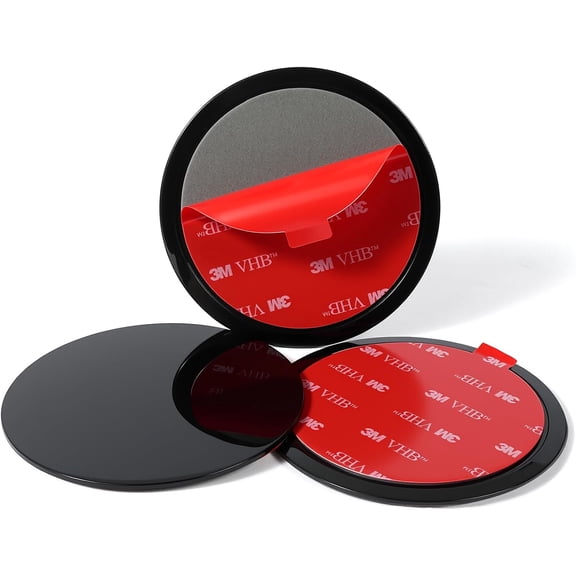 KKFEN-Dashboard Pad Mounting Disk for Suction Cup Phone Mount, 3Pcs 3.15" Ultra Sticky Heat-resistant Replacement Disc for Car Dashboard, Vacuum Suction Phone Holder, Dash Mount, GPS Holder Suction M