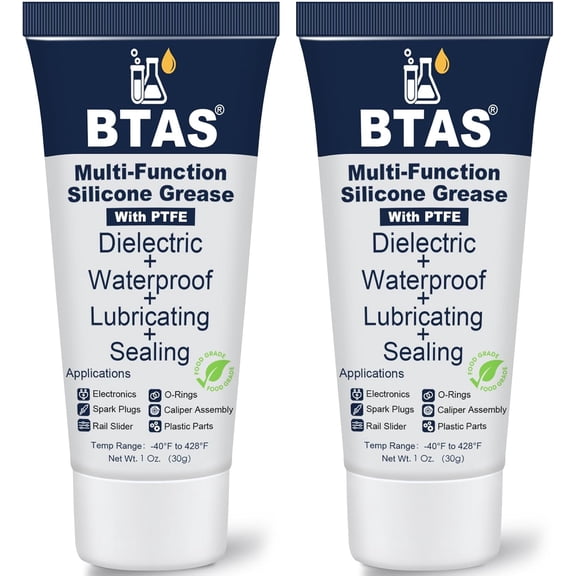 KKFEN-Dielectric Grease Automotive for Electrical Connectors,Di Dialectical Contact Tune-Up Grease of Car Spark Plug Boot Components Battery Terminal Electric Grasa,Against Salt Corrosion 1 oz 2 Pcs