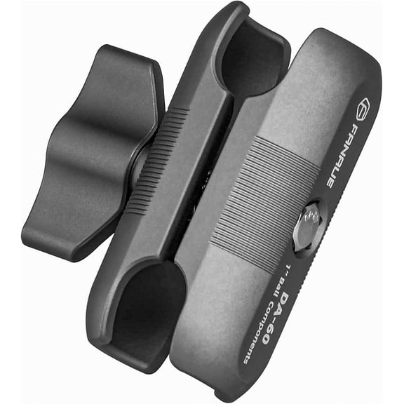 KKFEN-Double Socket Arm Compatible with RAM Mounts B Size Ball Head and Bike Motorcycle Phone Holder, Fits Industry All Standard 1" Ball Adapters (da-60)