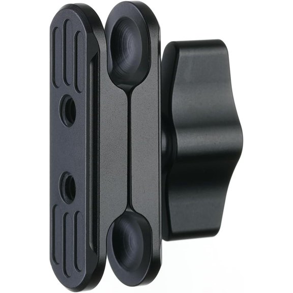 KKFEN-Double Socket Arm Connects to 17mm Ball Head Adapter Mount Compatible with Garmin GPS Mount RAM Mounts Car Bike Motorcycle Phone Holder Tablet Holder 17mm Dual Socket Arm