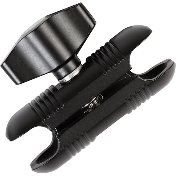 KKFEN-Double Socket Arm (Length 2.4") Connects to 17mm Ball Head Adapter Only, Compatible with 17mm Ball Car Phone Holder and Garmin GPS Mount