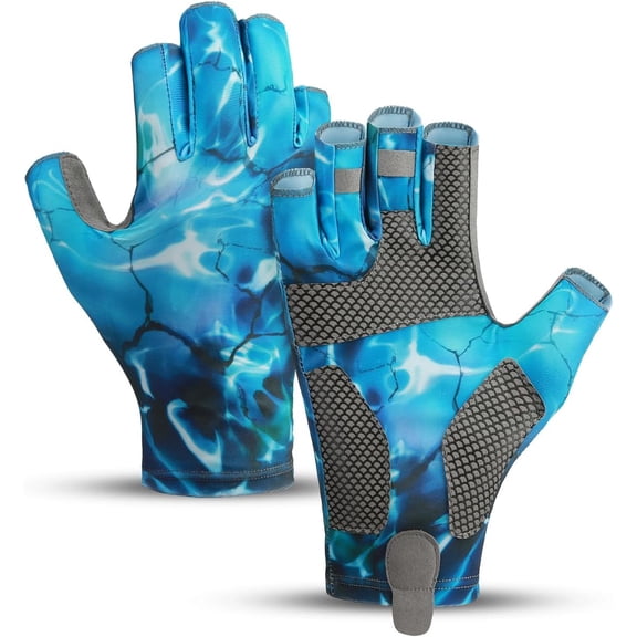 KKFEN-Fishing Gloves - Men & Women's UV Protection Sailing, Kayak, Paddling & Rowing Gloves