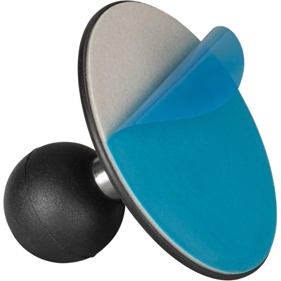 KKFEN-Flex Adhesive Ball Base Compatible with RAM Mounts B Size Double Socket Arm, 1" Ball Head Adapter for Motorcycle Phone Mount Bike Phone Holder, Suction Cup Base for Mounting on Car Dashboards.