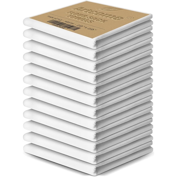 KKFEN-Flour Sack Towels - 100% Cotton, 12 Pack - Ultra Absorbent & Lint-Free Kitchen Dish Towels - Machine Washable & Durable Cleaning Cloths for Cooking, Baking, Craft & Household Use, 28"x28"