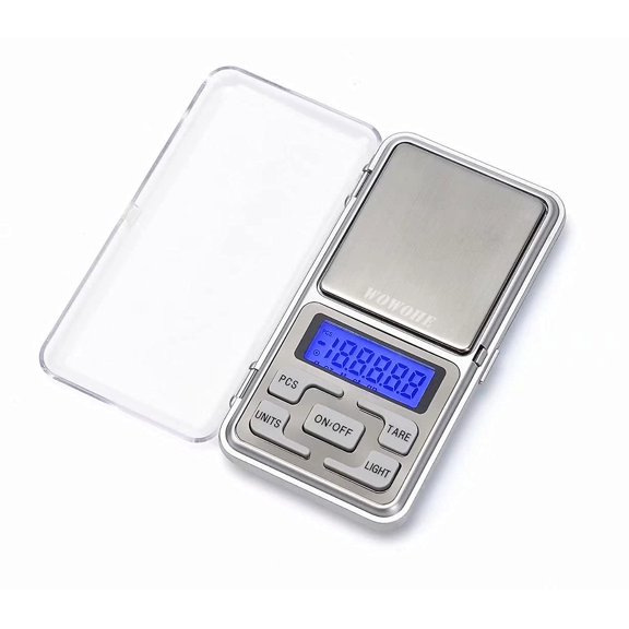KKFEN-Food Travel Scale Portable Pocket Scale Gram Capacity 500g Degital Kitchen Small Miniature Scale Lab Measuring Scale High Precision