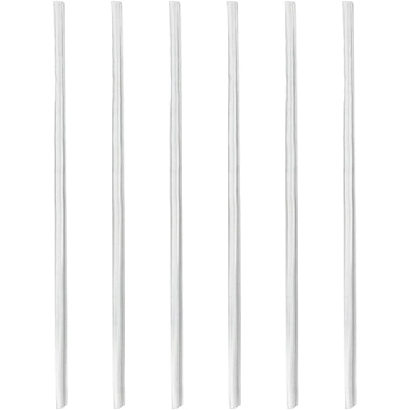 KKFEN-Honey Bear Sippy Cup Replacement Straws (Pack of 6) Clear Medical Grade Flexible Plastic Straws for Therapy Bottles