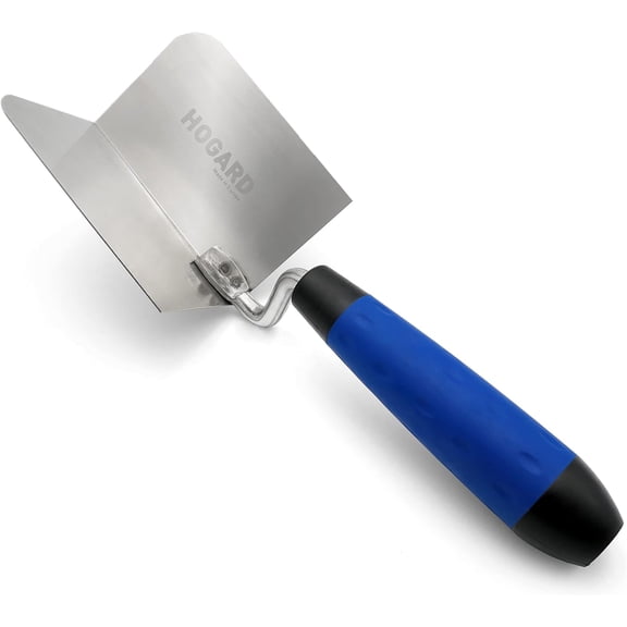 KKFEN-Inside Corner Trowel | Best Corner Drywall Tool | Made of Stainless Steel with Internal Angle and Soft Grip Handle.