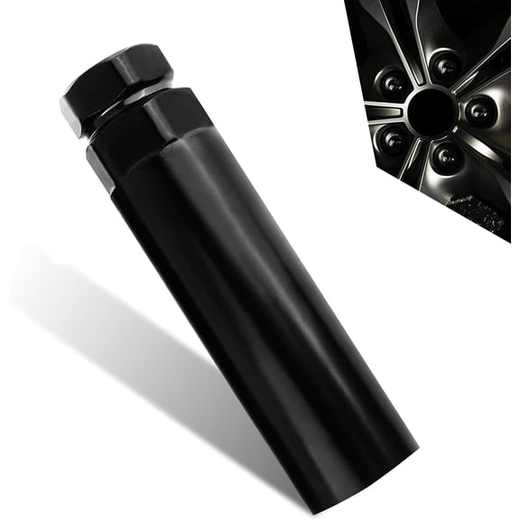KKFEN-Large 6 Spline Lug Nut Socket, Fuel Rim Lug Nut Lock Removal, Wheel Lock Key Replacement for Aftermarket 6 Spline Lug Nut, for 21 mm (13/16 Inch) & 22 mm (7/8 Inch) Hex Socket Wrench