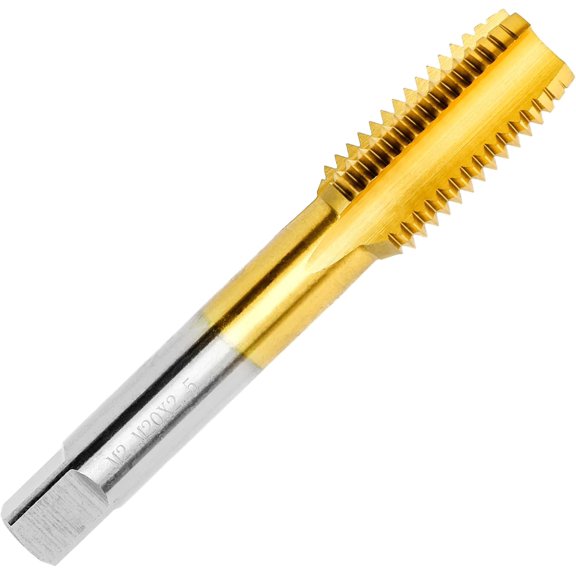 KKFEN-M20 X 2.5 Metric Thread Tap,M20 X 2.5mm M2 HSS Right Hand Thread Milling Tap