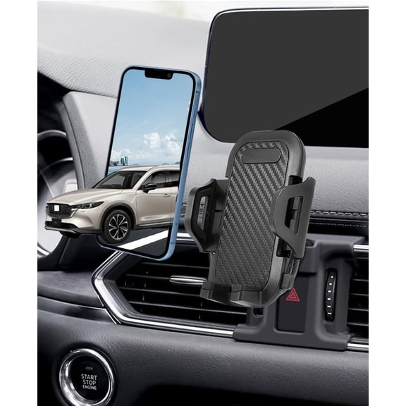 KKFEN-Mazda CX-5 Phone Mount, Custom Fit 2017-present, Compatible with All Cell Phones