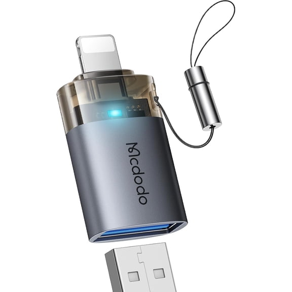 KKFEN-Mcdodo USB to Lightning OTG Adapter USB Female to Lightning Male Converter Support Camera Card Reader Mouse Keyboard Hubs Piano Converter Connect U Disk,Compatible iPhone 14 13 12 11 iPad Air P