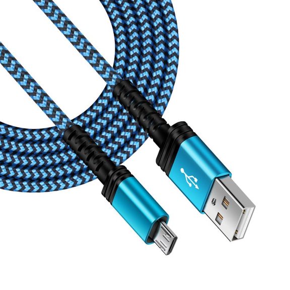 KKFEN-Micro USB Cable 6ft Long, Best Replacement USB to Micro-USB Android Cord Fast Charging for Kindle Fire Tablets and Kindle E-Readers Kindle Paper White, HD, HDX, 7, 8, 10