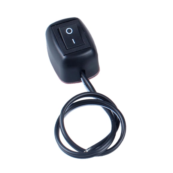 KKFEN-Paste Type Switch ON/Off Inline Rocker Toggle Switch 250V 12VDC SPST Surface Mount Switch with 11.81" Wire Cable for Car Boat Household Appliances